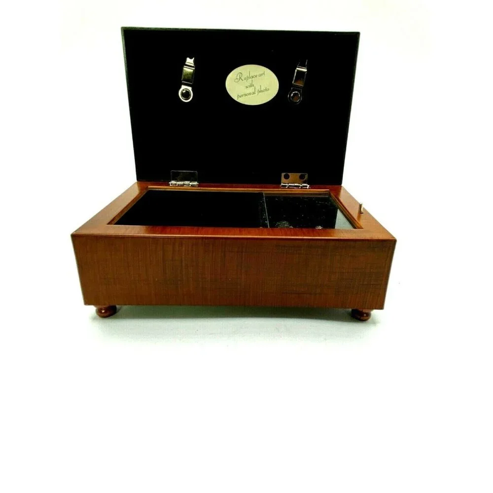 SANKYO COTTAGE GARDEN JEWELRY FLIP TOP MUSIC BOX 4